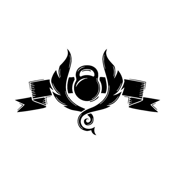 

16.5*9.8cm coolest gym elite kettle bell workout sport decor car sticker silhouette vinyl motorcycle c16-0899