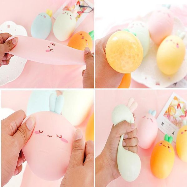 

vent toys cute three-dimensional carrot modeling pinched le ladies students decompression vents grape ball toy
