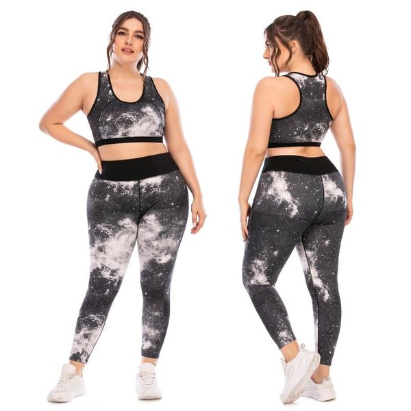 

leggings for fitness sport women fitness high waist set sports bra for women gym clothes plus size ladies sports wear, White;red