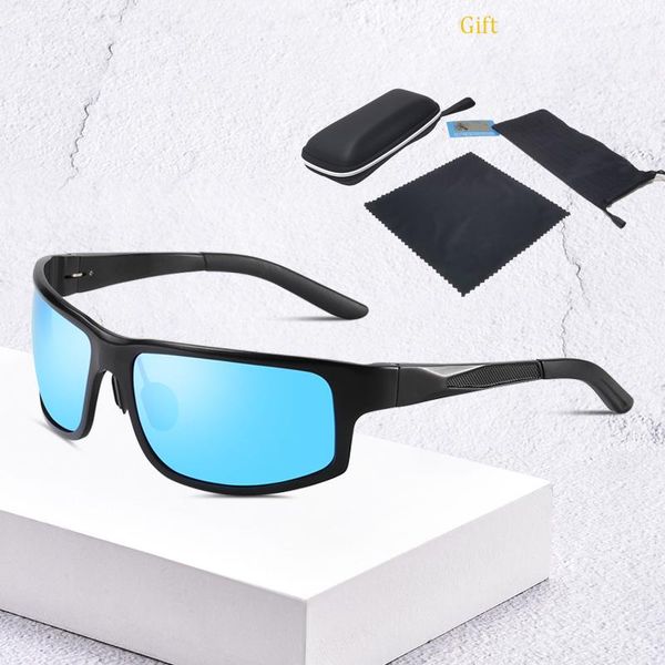 

2021 men's sunglasses aluminum magnesium polarized driving mirror eyewear for women uv400 oculos las gafas de so, White;black