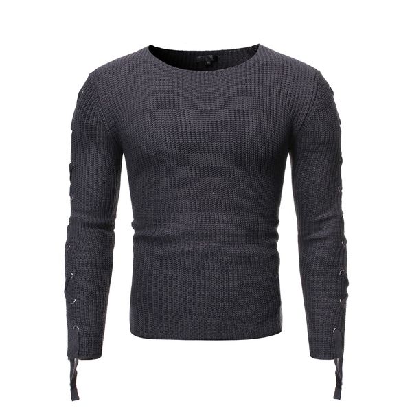 

new arrival casual men's knitwear o-neck loose-fitting sweaters, White;black
