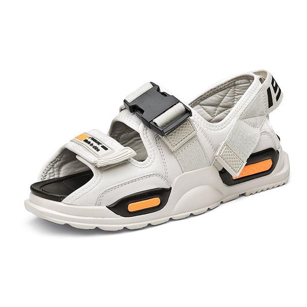 

casual 2021 shoes fashion slippers men's youth sandals outdoor, Black