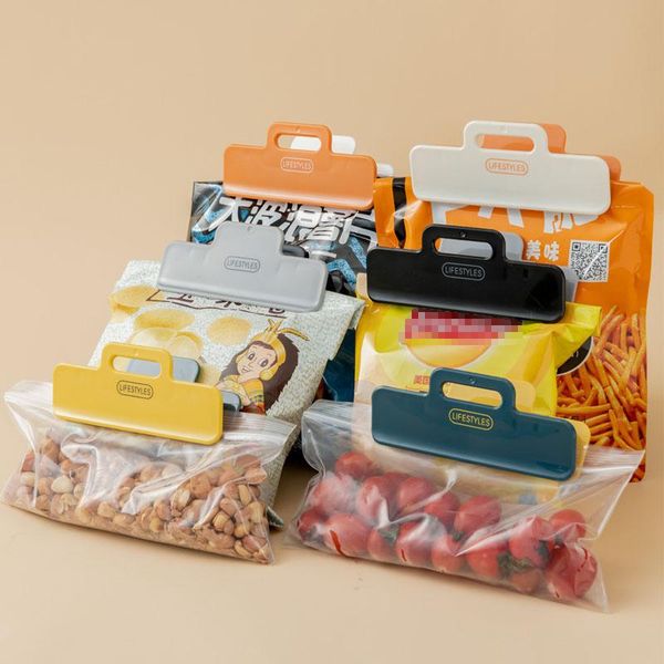 

bag clips large seal clip food snack sealing for household cabinet hanger refrigerator storage rack fresh-keeping bags