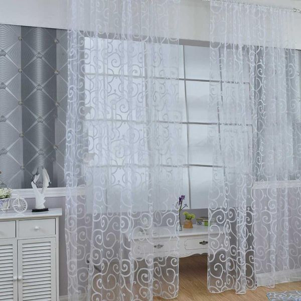 

white tulle curtains for the living room modern sheer curtain for bedroom kitchen window