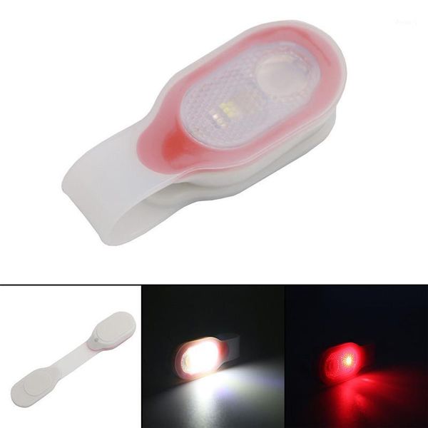 

bike lights outdoor sport bicycle clip-on clothes led lamp magnet running walking cycling night safety light bult-in battery#2459151