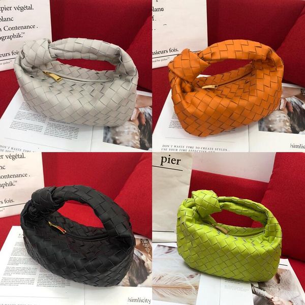 

designer hobo shoulder bag for women intrecciato woven chest pack lady tote rounded leather handbags vintage knotted handbag fashion