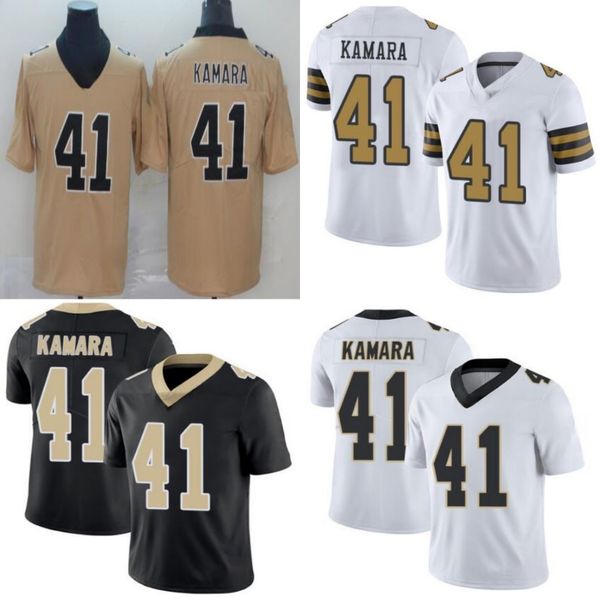 

new orleans saints men #41 alvin kamara women youth jersey, Black