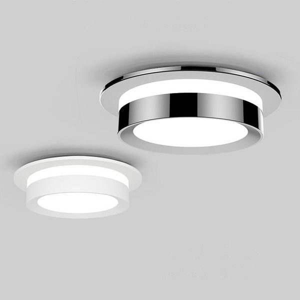 

downlights round recessed downlight 5w 7w 9w 12w dimmable led ceiling spot light for home porch corridor aisle background