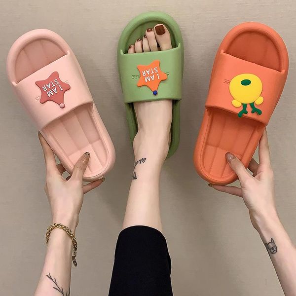 

shoes low slippers women summer slides candy colors fashion pantofle flat massage luxury 2021 fabric rome pu pvc shoes slippers, Black