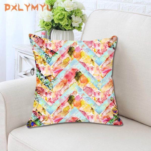 

cushion/decorative pillow soft velvet throw floral geometric print pillowcase seat cushion home decorative sofa no filler