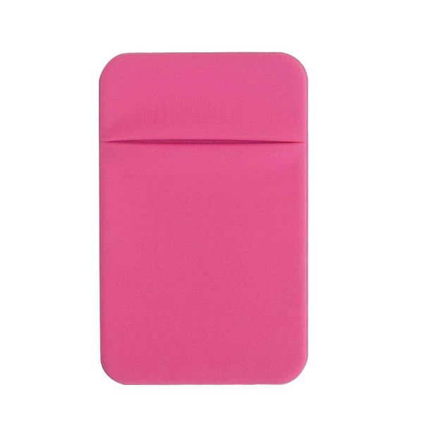 

card holders pouch credit case phone back pocket holder mini removable slim universal stick-on wallet, Brown;gray