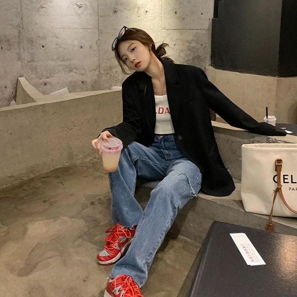 

women's suits & blazers the color may be lighter or darker due to different pc displays. please allow 1-3 cm difference measurement, White;black