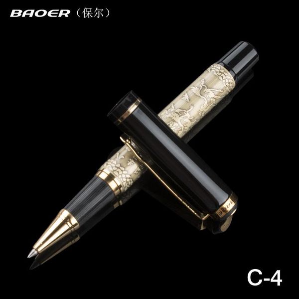 

gel pens promotion baoer 507 copper roller ballpoint/metal/luxury/roller ball pen xubeihong "the eight horses"