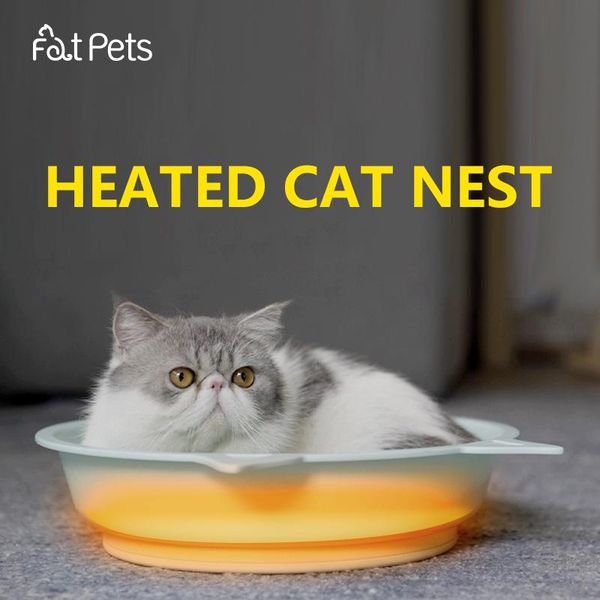 

cat beds & furniture pet and dog sleeping bed heating cats puppy basket heat preservation plastic nest quality house kitten warm