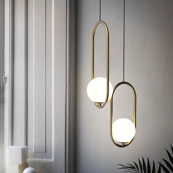 

pendant lamps nordic led glass ball lights lighting industriel hanging lamp lustre luxury art decor kitchen light fixture