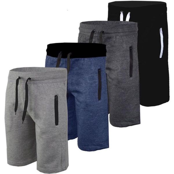 

summer shorts kneel density solid brand beach men short male effects colour fitness training broek, White;black