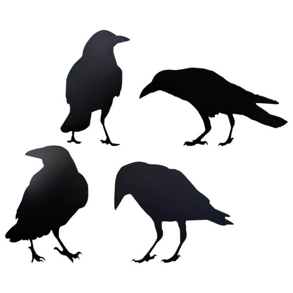 

frames 4pcs crow prop deskadornment party home bar diy ornament