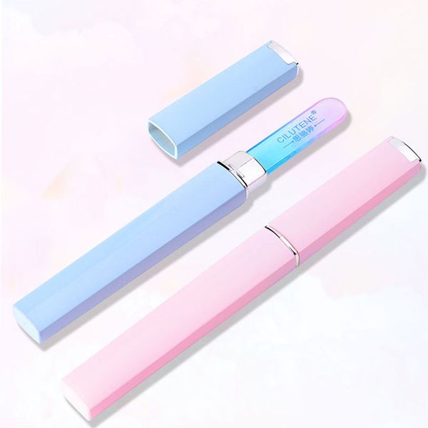 

durable crystal glass foot nail files buffer manicure device polishing sanding buffing pedicure rasp hard skin remover tools