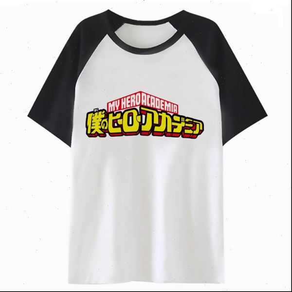 

boku no my hero academia t shirt harajuku streetwear hop hip t shirt for tshirt tee men clothing funny f4096, White