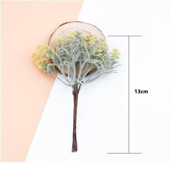 

6pcs simulated water grass vase artificial plants decorative flowers wreaths handmade diy christmas gifts box wedding ho jllzqq