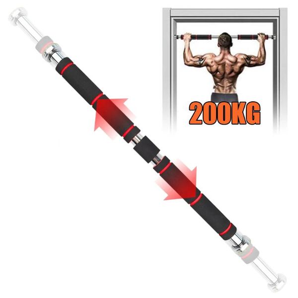 

horizontal bars 60-100cm door steel adjustable household pull up station chin bar home gym exercise fitness equipment