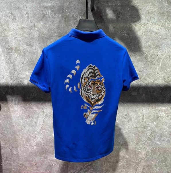 

2021 summer men's casual polo tee shirt fashion &tees, White;black