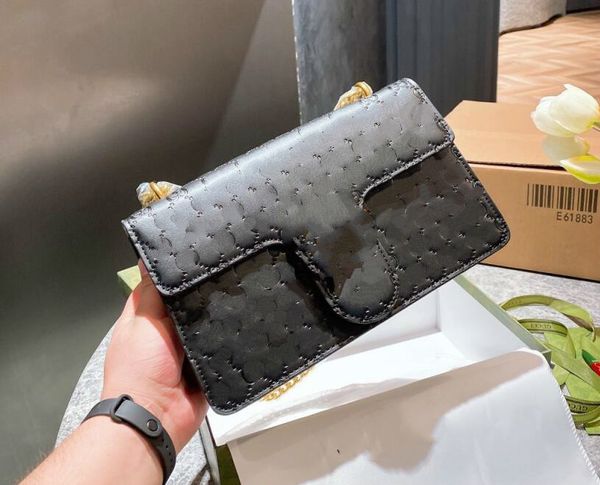 

handbags purse cross body bag plain lichi pattern belt fashion letter width lady classic genuine leather single shoulder bags 27x16cm