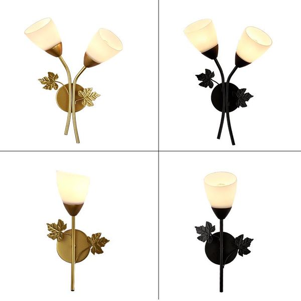

wall lamp iron stairs nordic led bedroom bedside modern simple corridor personalized restaurant study lamps