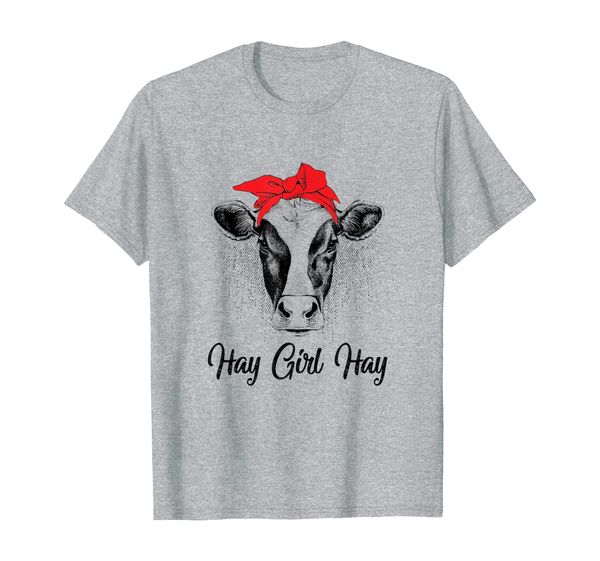 

farmer cow hay girl hay t-shirt, White;black