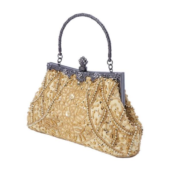 

handbag prom purse sequined evening clutch wedding bead party women bag vintage lkmor
