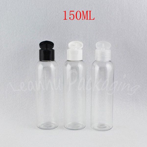

150ml round transparent plastic , makeup sub-bottling , 150cc shampoo / shower gel packaging bottle ( 40 pc/lot )
