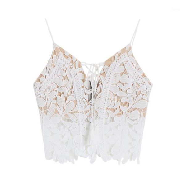 

summer womens lace spaghetti strap females fashion leaf texture tassels slim frenulum q155 bustiers & corsets, Black;white