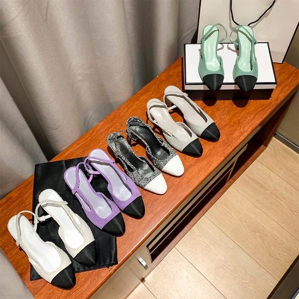 

sandals 2021 xiaoxiang summer color-matching thick bottom women's toe caps wild real leather no box size 34-41, Black