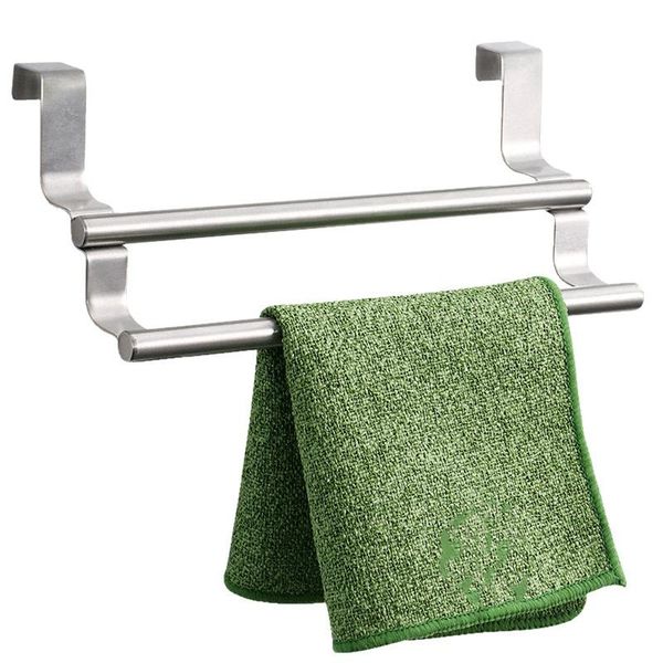 

towel racks kitchen cabinet rack stainless steel hook type bar holder shelves hanging over door bathroom storage hanger promotio