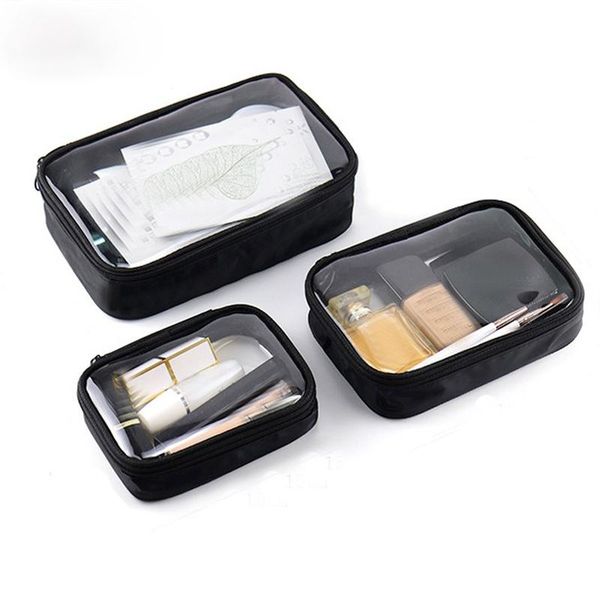 

pencil bags transparent pvc bag waterproof makeup women travel storage