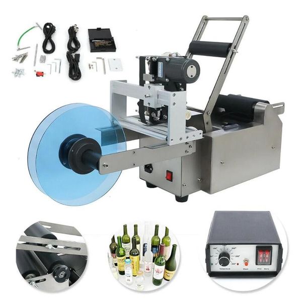 

printers mt-50d round pet water bottle labeling machine with coding printer