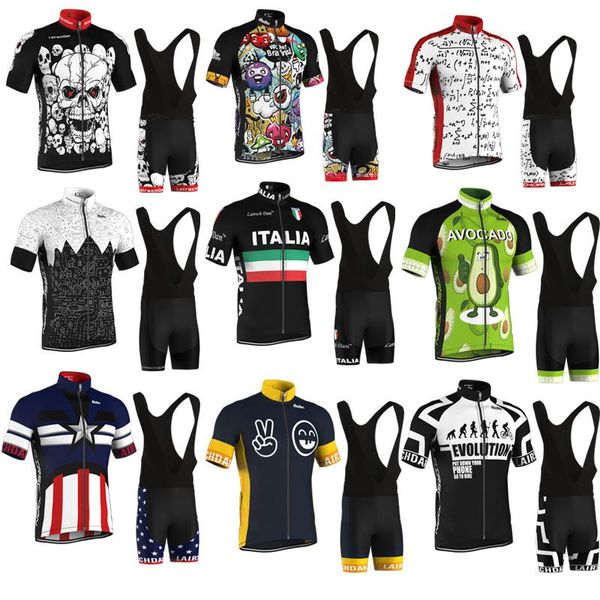 Conjuntos de Corridas 2022 Equipe de Verão Jersey Bicicleta Vestidos Curtos Blusa Roupas Ciclismo Hombre Ciclismo Definir Profissional Homens Bicicleta Outfit Maillot