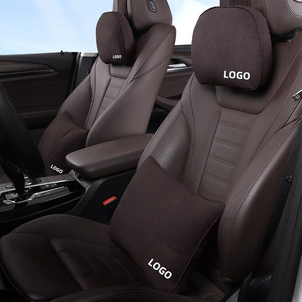 

seat cushions soft car headrest lumbar pillow cotton cushion autotravel head support for universal a3 a4 a5 a6 b9 c7 interior accessories