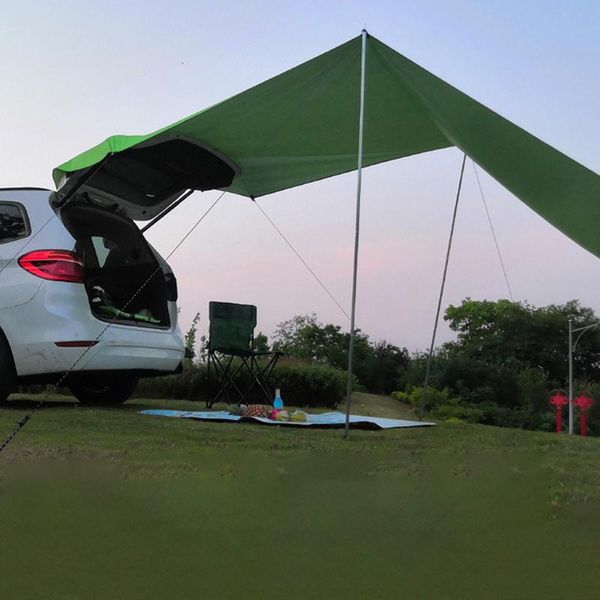 

tents and shelters car tent roof waterproof portable outdoor camping shade garden beach umbrella travel roofrain canopy