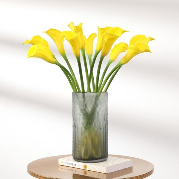 

decorative flowers & wreaths pu simulation commonÂ callalilyÂ decorative artificialÂ flowerÂ edge small calla lily for home dinnerÂ table furnish