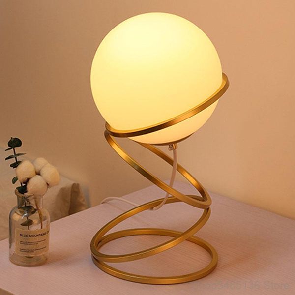 

table lamps modern minimalist glass bedroom lamp light luxury industrial style living room art decoration study office home lighting