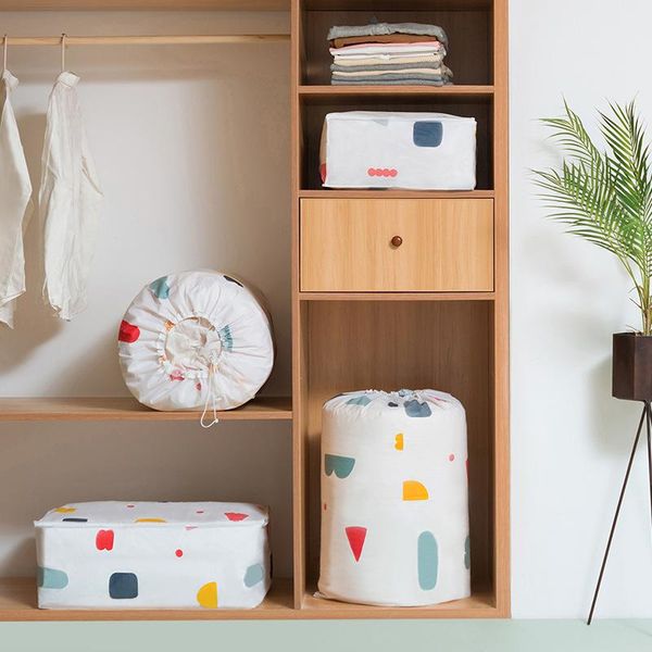 

storage bags products selling high-quality big quilt garment folding clothes bag home product family exclusive