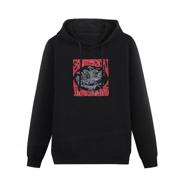 

men's hoodies & sweatshirts art velvet pocket hoodie long sleeve novelty pattern tees printing hoody streetwear hooded, Black