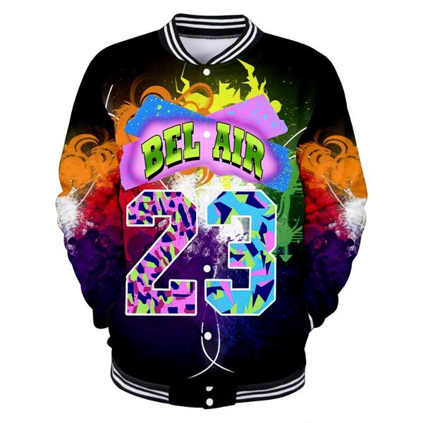 

men's jackets y2k kawaii men coats 90s sitcom the fresh prince baseball uniform 3d print cartoon casual jacket sized, Black;brown