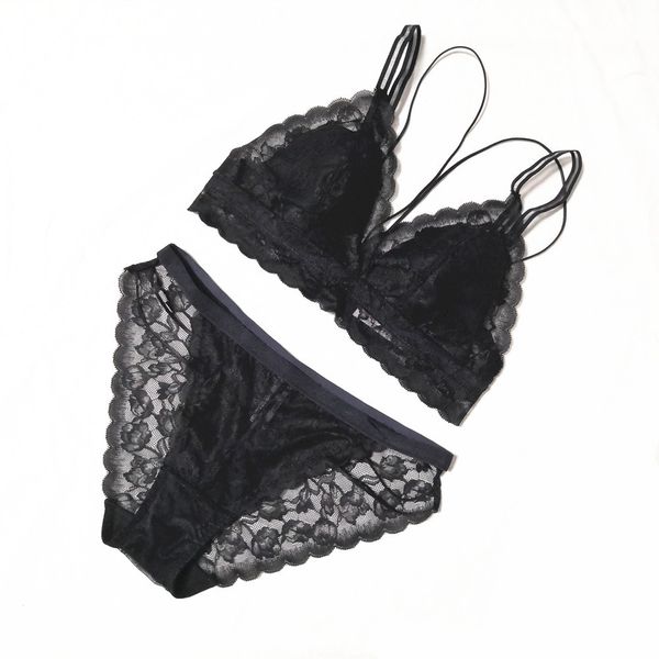 

fashion design new french bra suit in spring and summer, Red;black