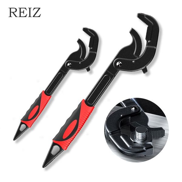

hand tools reiz wrench set ratchets universal key spanner 9-32mm adjustable keys pipe oil filter wrenches multi-function repair