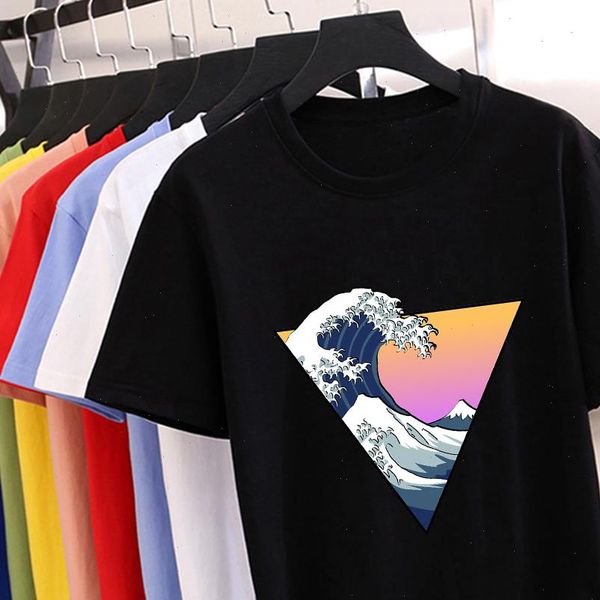 

japanese illustration new t shirt women creativity graphic print tee comfortable breathable t shirt exquisite tshirt, White