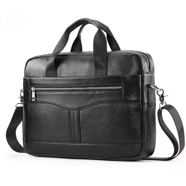 

genuine leather travel bag men cowhide lapa4 office briefcases male shoulder totes