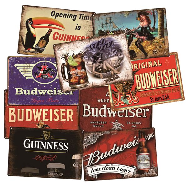 

home decorative wall plaque vintage iron beauty metal plaque shabby chic beer logo metal tin sign