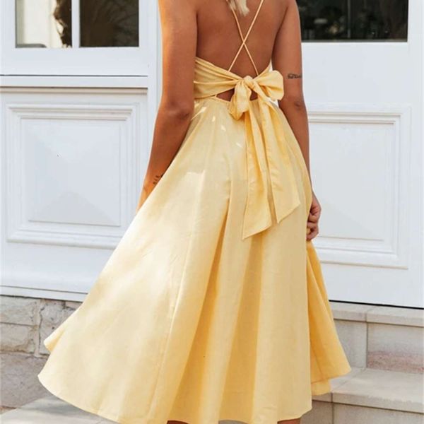 

popular dress 2020 stitching deep suspender v personalized hot, White;black